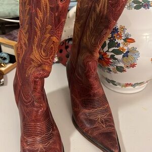 These boots are handcrafted artesian boots from Brazil very nice leather